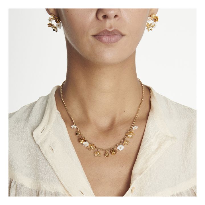 Collier Zephir Maxi | Doré- Image produit n°1