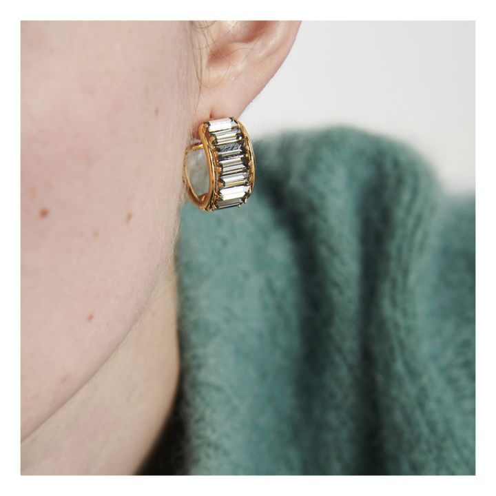 Ziggy Hoop Earrings Grey- Product image n°2