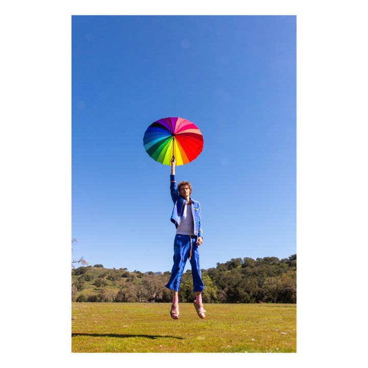 Nihiwatu Embroidered Corduroy Trousers Electric Blue- Produktbild Nr. 1