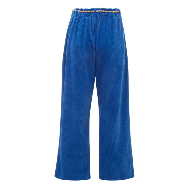 Nihiwatu Embroidered Corduroy Trousers Electric Blue- Produktbild Nr. 7