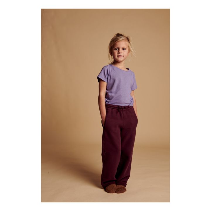 T-shirt Coton Bio Violet- Image produit n°1