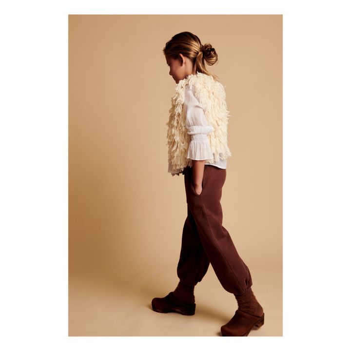Organic Cotton Frill Blouse | White- Product image n°3