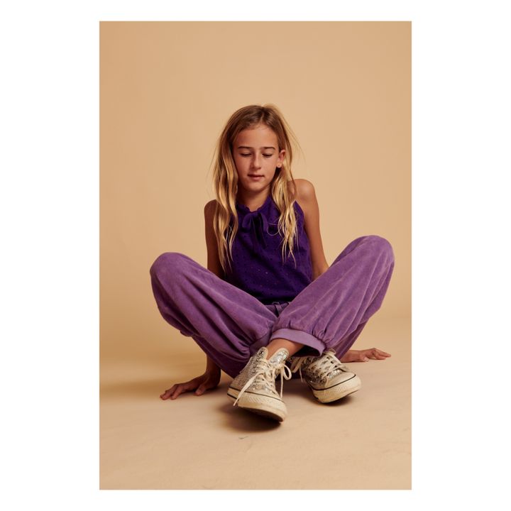 Pull Sans Manches Laine | Violet- Image produit n°1