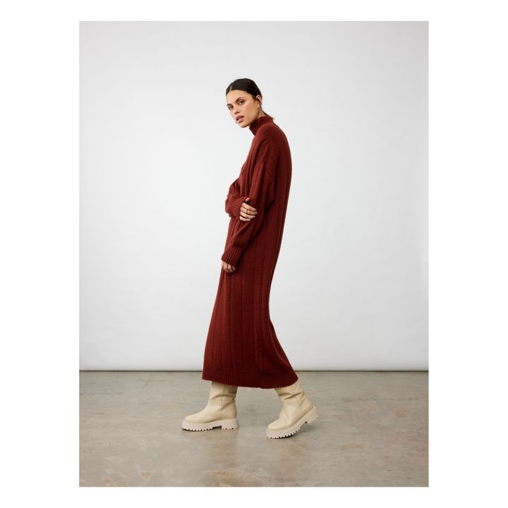 Kamilla Knit Dress | Óxido- Imagen del producto n°3