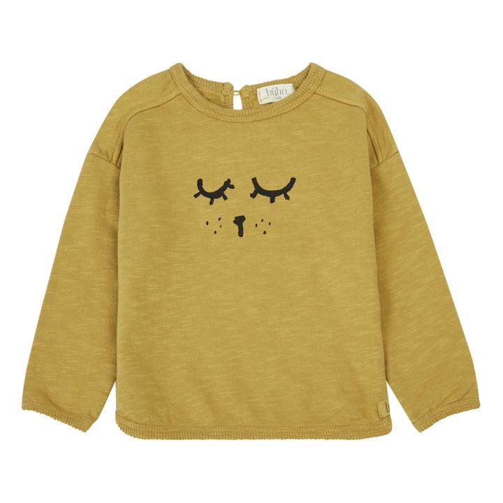 Sweat Coton Bio | Ocre- Image produit n°0