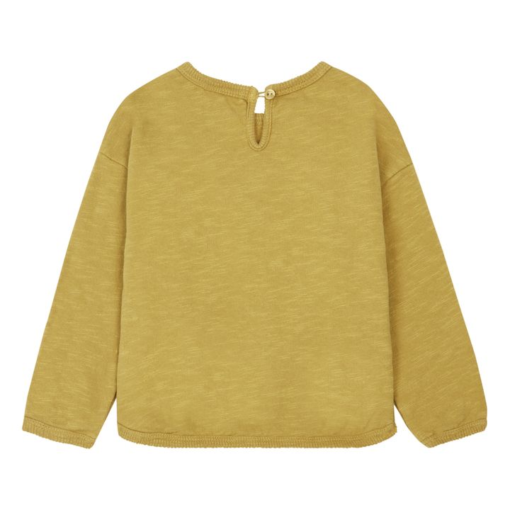 Sweat Coton Bio | Ocre- Image produit n°2