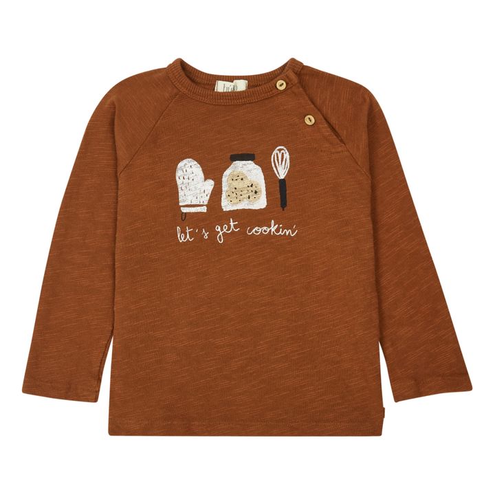 Organic Cotton Cookie T-shirt Rostfarben- Produktbild Nr. 0