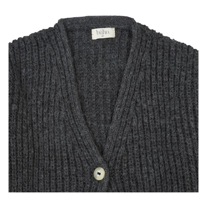 Cardigan Grigio antracite- Immagine del prodotto n°1