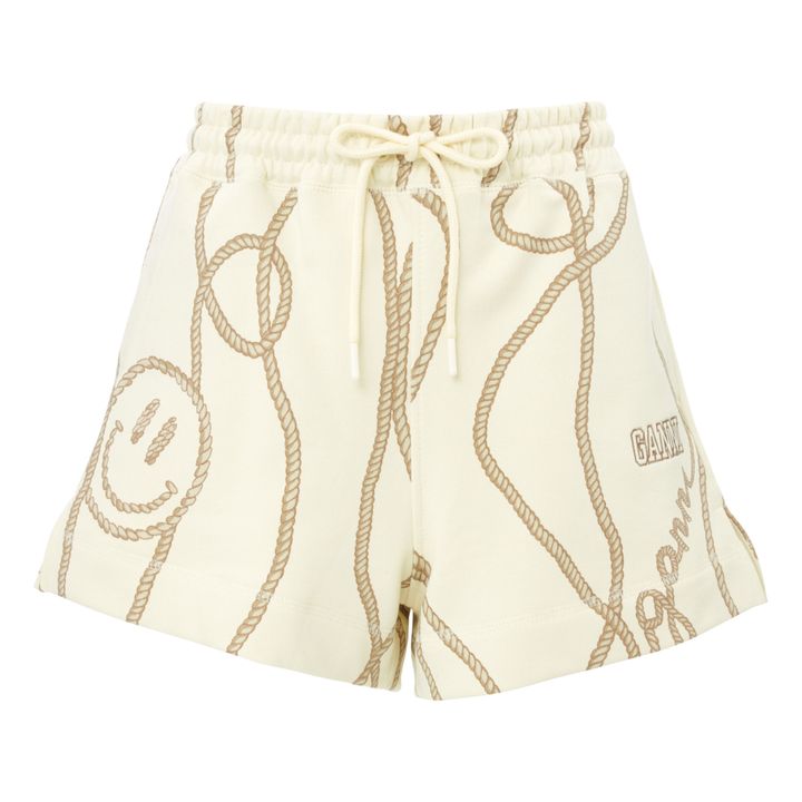 Isoli Software Organic Cotton Symbol Shorts Beige- Immagine del prodotto n°0