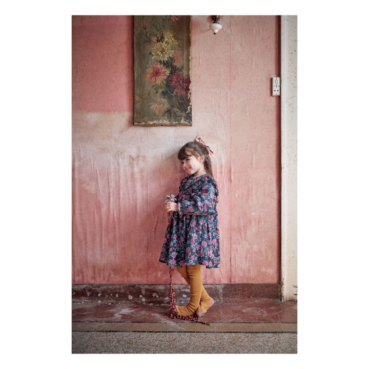 Robe Coton Bio Lara Gris anthracite- Image produit n°2