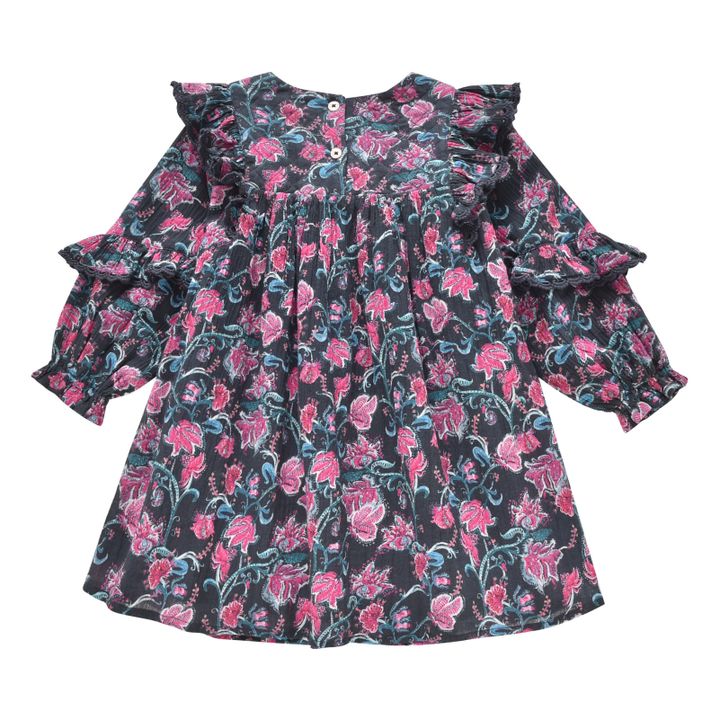 Lara Organic Cotton Dress Charcoal grey- Product image n°4