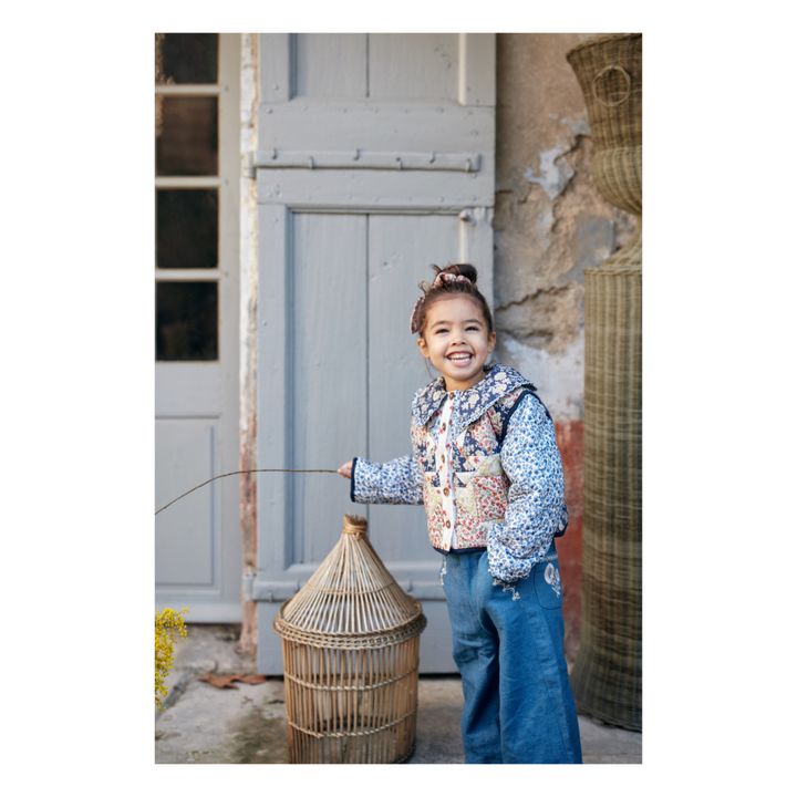 Pantalon Flor Bleu jean- Image produit n°1