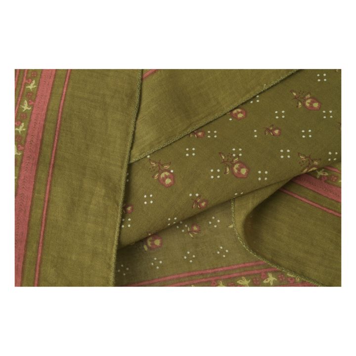 610 Silk Scarf Verde Kaki- Imagen del producto n°3