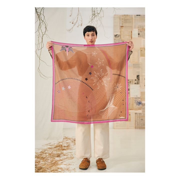 613 Silk Scarf Avellana- Imagen del producto n°1