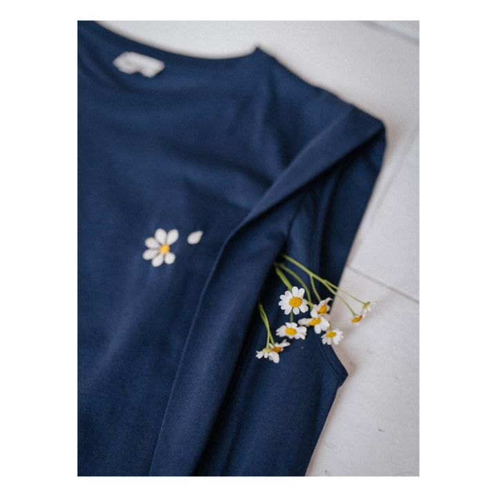 Top d'Allaitement On Sème Coton Bio Bleu marine- Image produit n°5