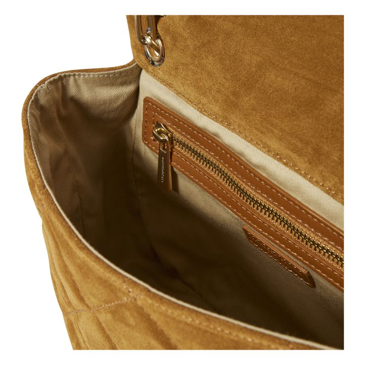 Moon MM Quilted Suede Bag Hazel- Product image n°3
