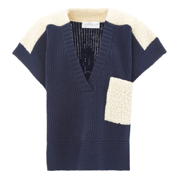 Kevin Sherpa Panel Jumper | Navy- Produktbild Nr. 0