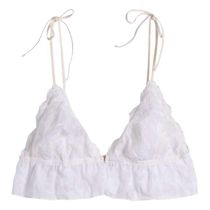 Alyre Broderie Française Bra | Blanco- Imagen del producto n°0
