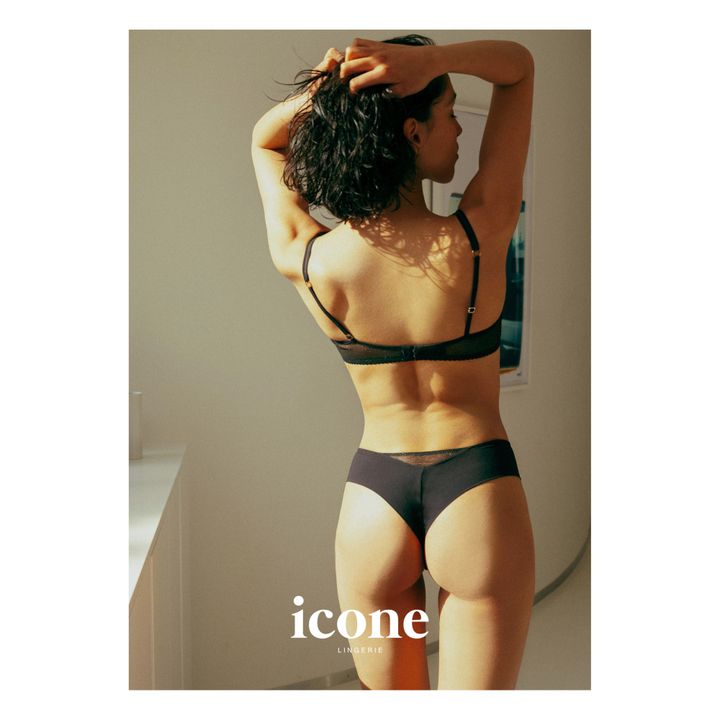 Tiana Sparkly Tulle Bra | Nero- Immagine del prodotto n°2