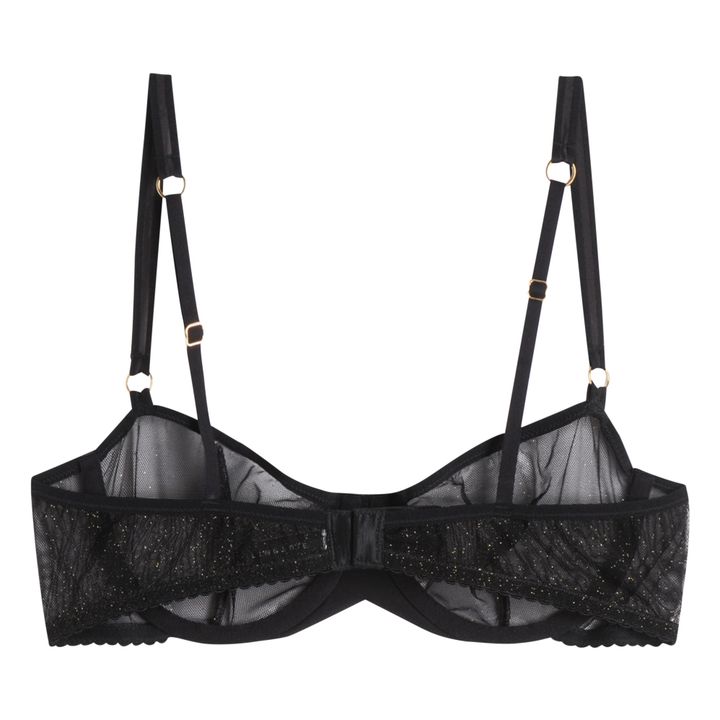 Soutien-gorge Tiana Tulle Pailleté | Noir- Image produit n°5