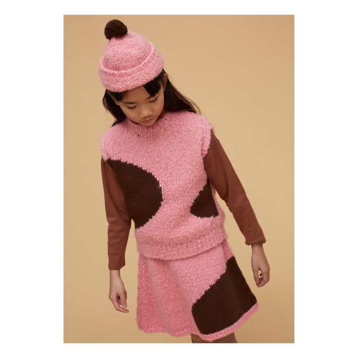 Alpaca Wool Skirt Rosa- Immagine del prodotto n°2