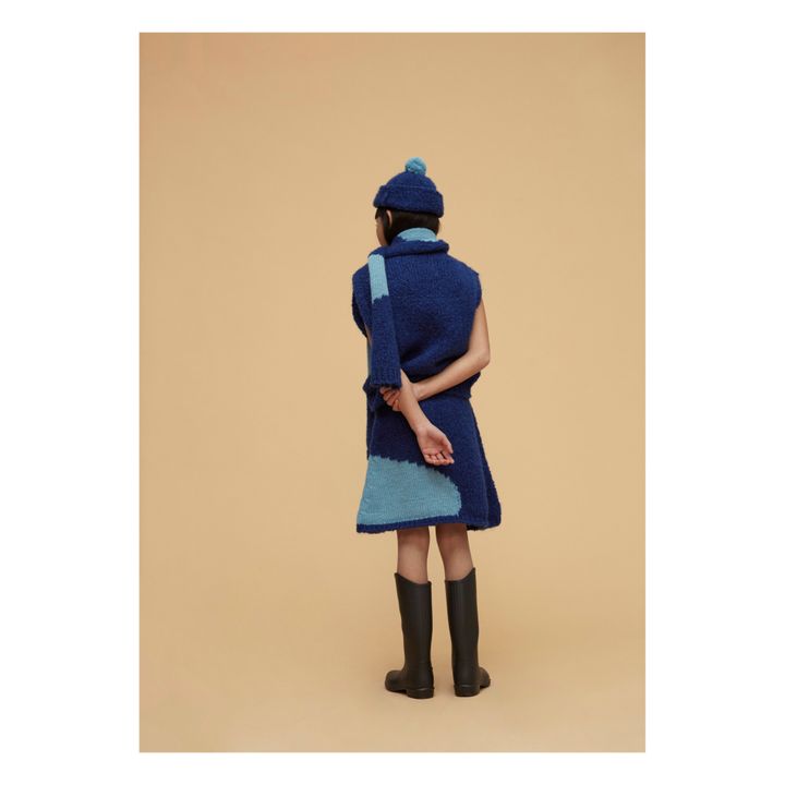 Pompom Beanie Blu- Immagine del prodotto n°4