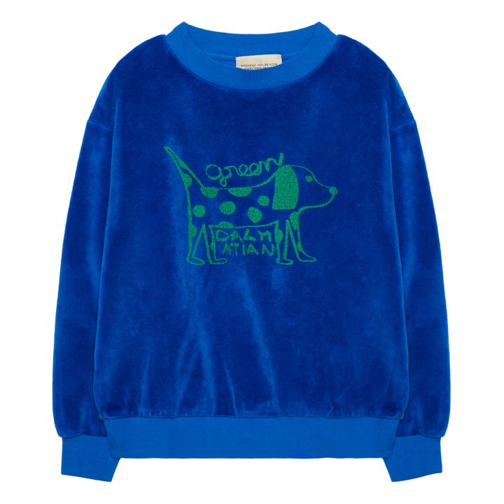 Organic Cotton Dog Sweatshirt Blu- Immagine del prodotto n°0