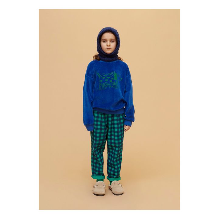 Organic Cotton Dog Sweatshirt Blu- Immagine del prodotto n°2