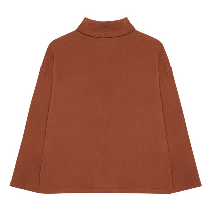 Logo Polo Neck T-shirt Marrone- Immagine del prodotto n°1