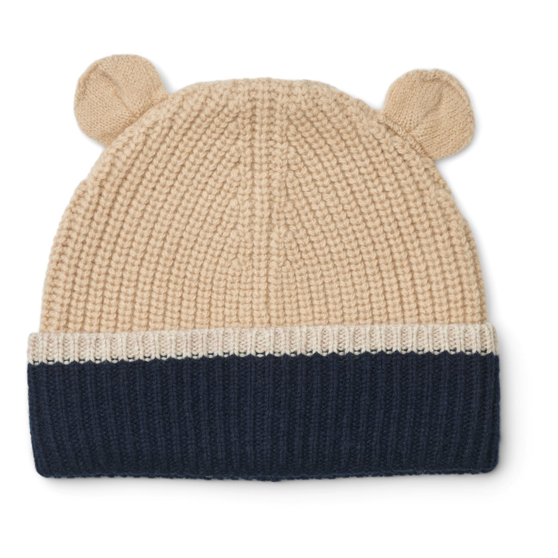 Miller Merino Wool Ear Beanie | Beige- Product image n°0