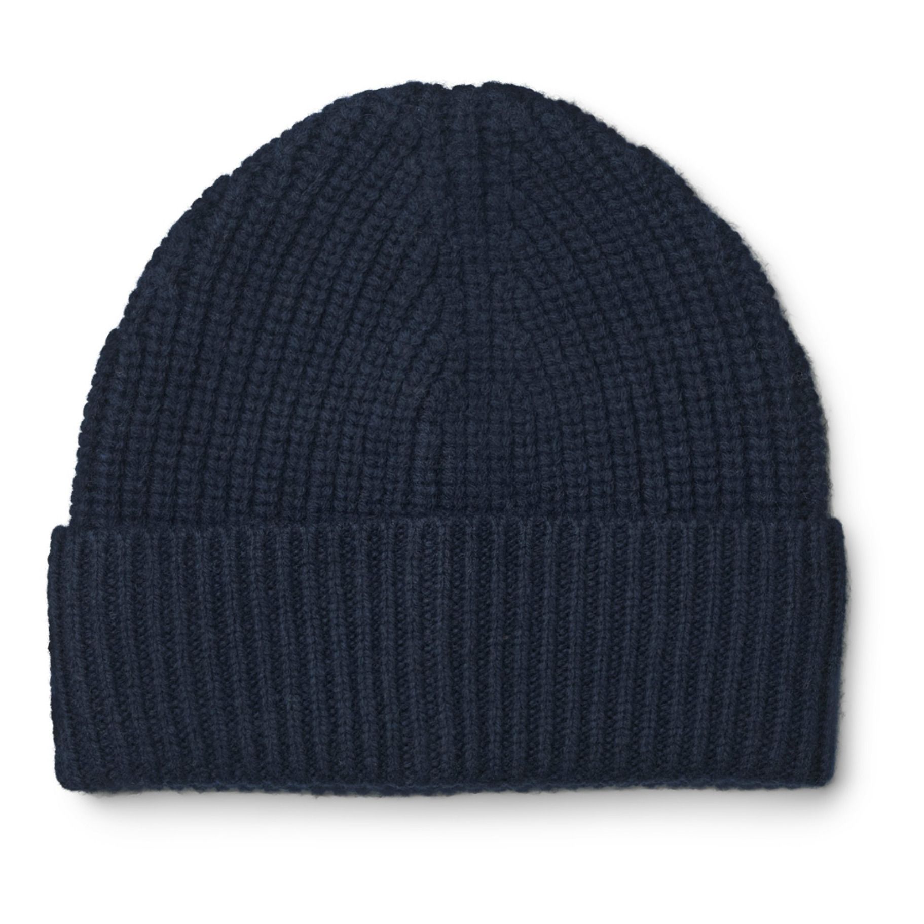 Miller Merino Wool Beanie | Navy blue- Product image n°0