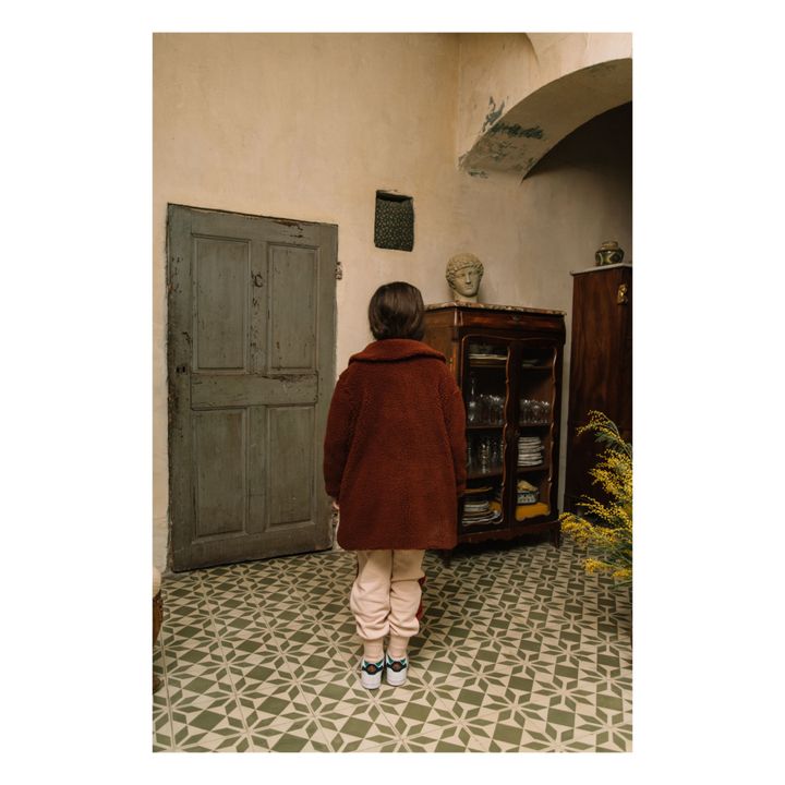 Charles Organic Cotton Terry Cloth Joggers | Pink- Product image n°2