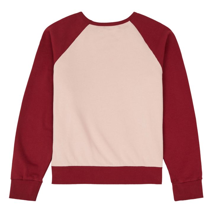 Henri Organic Cotton Fleece Sweatshirt Rosa- Imagen del producto n°2