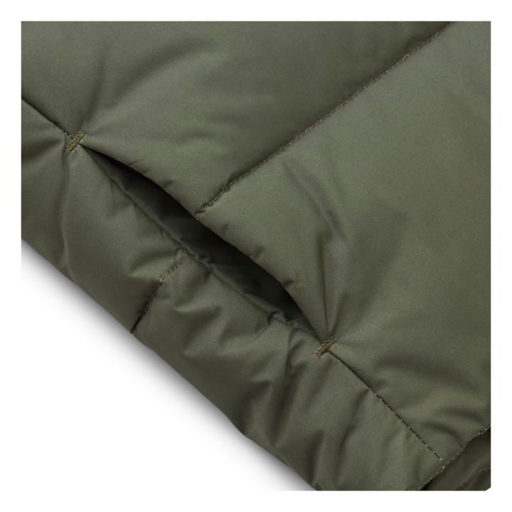 Plumas de poliéster reciclado Palle | Verde Oscuro- Imagen del producto n°2