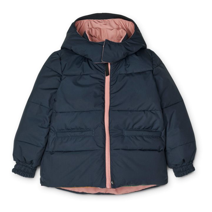 Parka reversible de poliéster reciclado Paloma | Rosa- Imagen del producto n°1