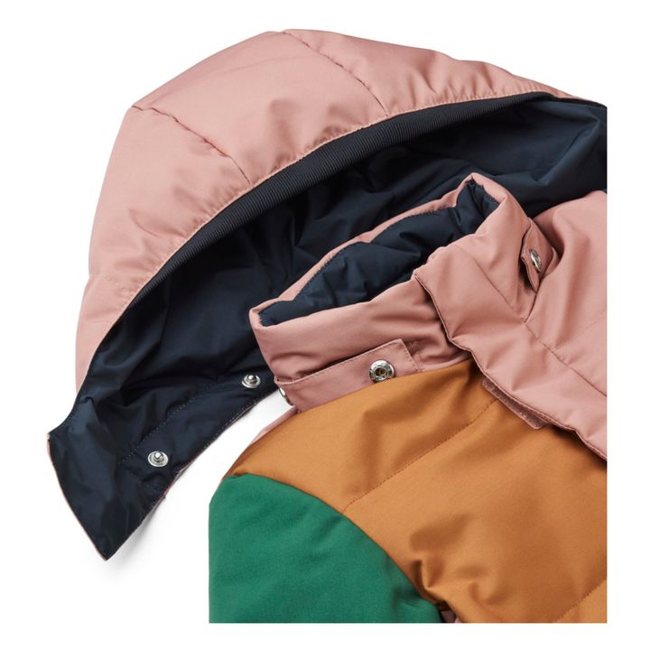 Parka reversible de poliéster reciclado Paloma | Rosa- Imagen del producto n°2
