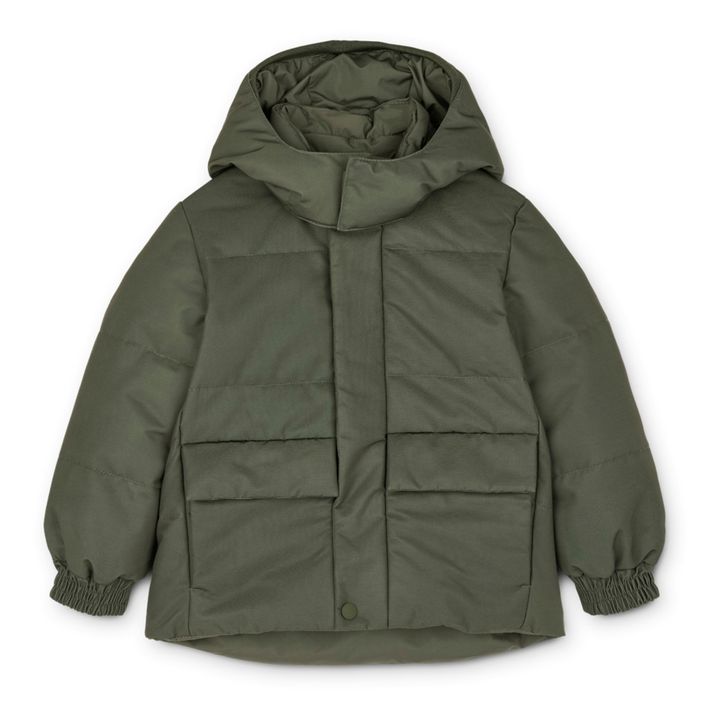 Parka Reversible Paloma Polyester Recyclé | Vert foncé- Image produit n°0