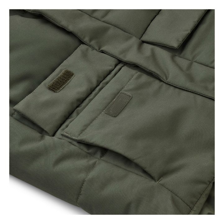Parka Reversible Paloma Polyester Recyclé | Vert foncé- Image produit n°3