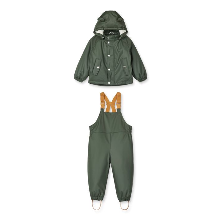 Dan Recycled Polyester Rain Set | Dunkelgrün- Produktbild Nr. 0