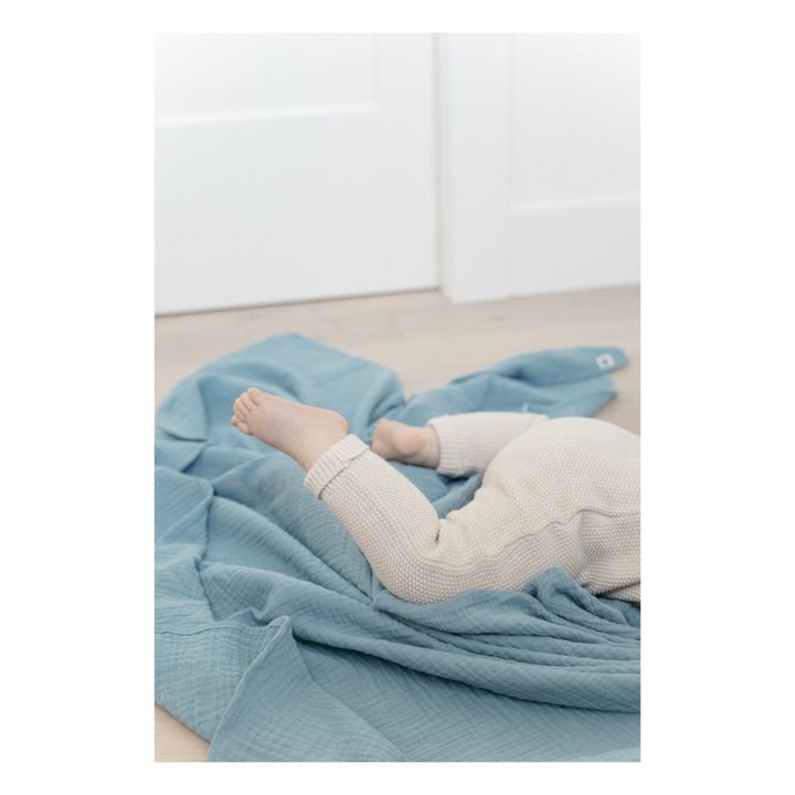 Organic Cotton Swaddling Cloth - 120 x 120 cm | River- Imagen del producto n°3