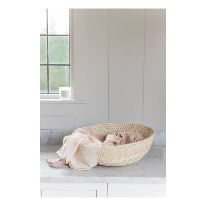 Mussola in fasce, in cotone bio, dimensioni: 120x120 cm | Oat- Immagine del prodotto n°0