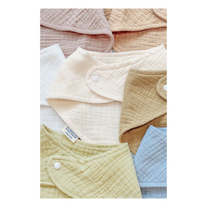 Bavoirs bandana en coton bio - Set de 3 | Dream- Image produit n°4