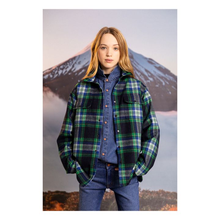 New Dusk Woollen Shirt | Verde- Imagen del producto n°1