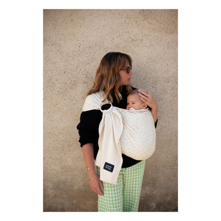 Sling en coton bio - Mama Hangs x Mézamé | Beige- Image produit n°2