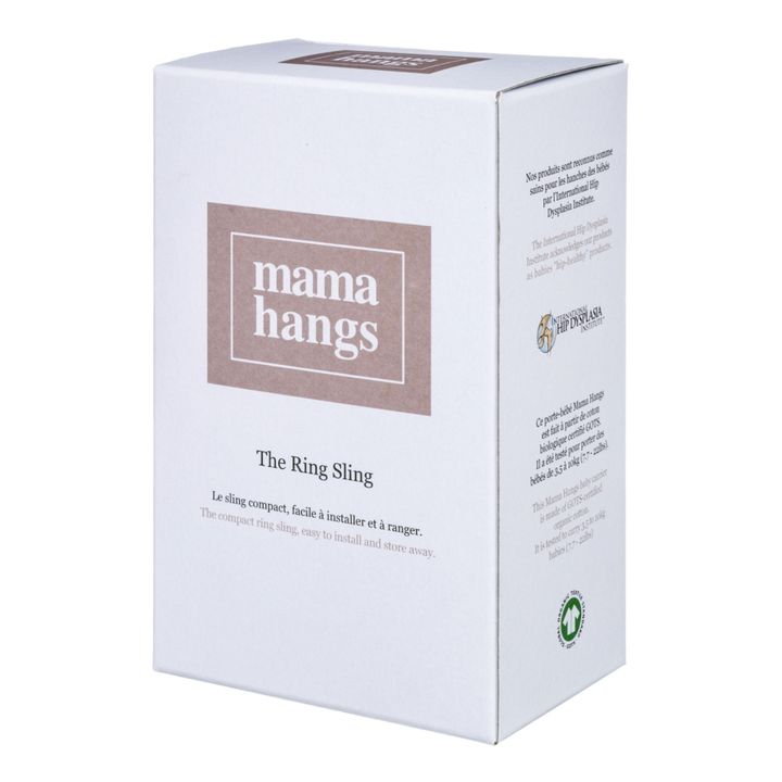 Fular portabebé de algodón orgánico - Mama Hangs x Mézamé | Beige- Imagen del producto n°6