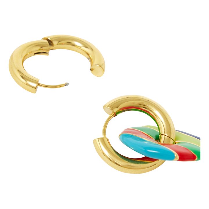 Donut Earrings | Gold- Product image n°2