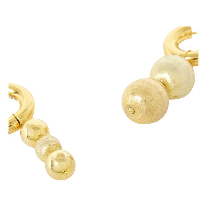 Boucles d'Oreilles Pendantes | Doré- Image produit n°1