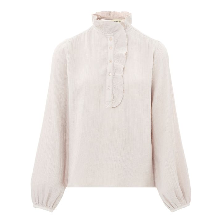 Moon Cotton Muslin Blouse Seidenfarben- Produktbild Nr. 0