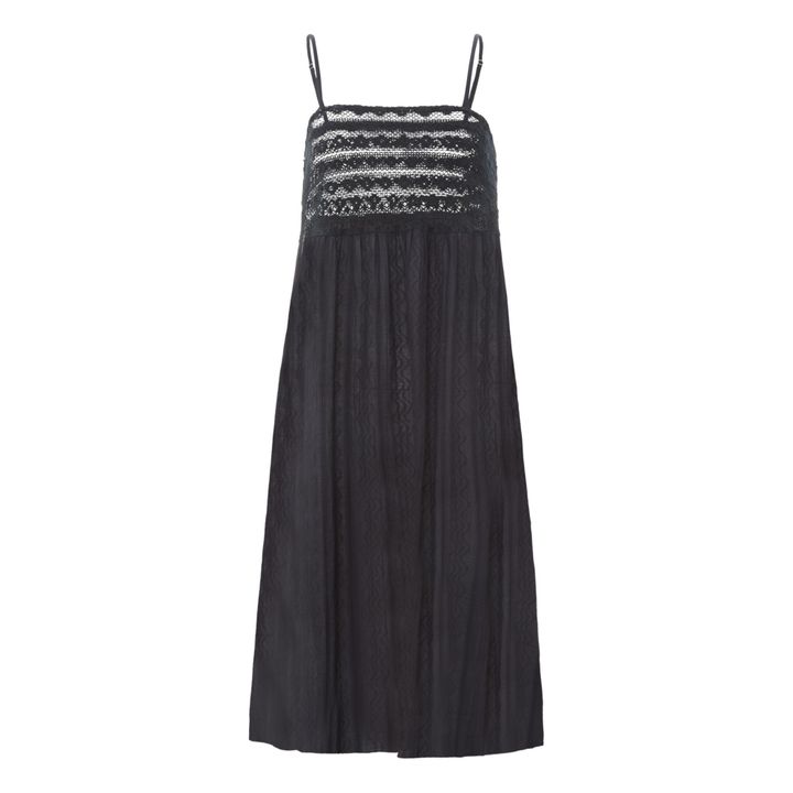 Suzanne Embroidered Nightgown Negro- Imagen del producto n°0