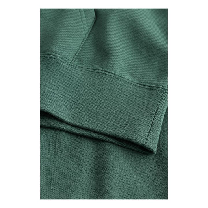Hoodie Ian Arch Coton Bio | Vert- Image produit n°2